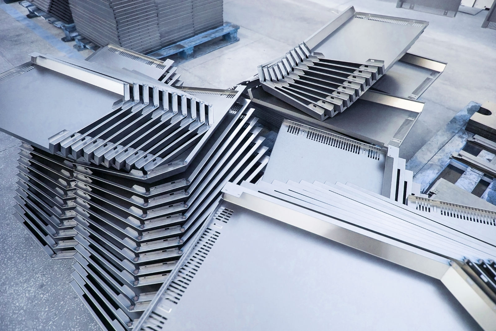 Formed stainless steel sheet metal parts