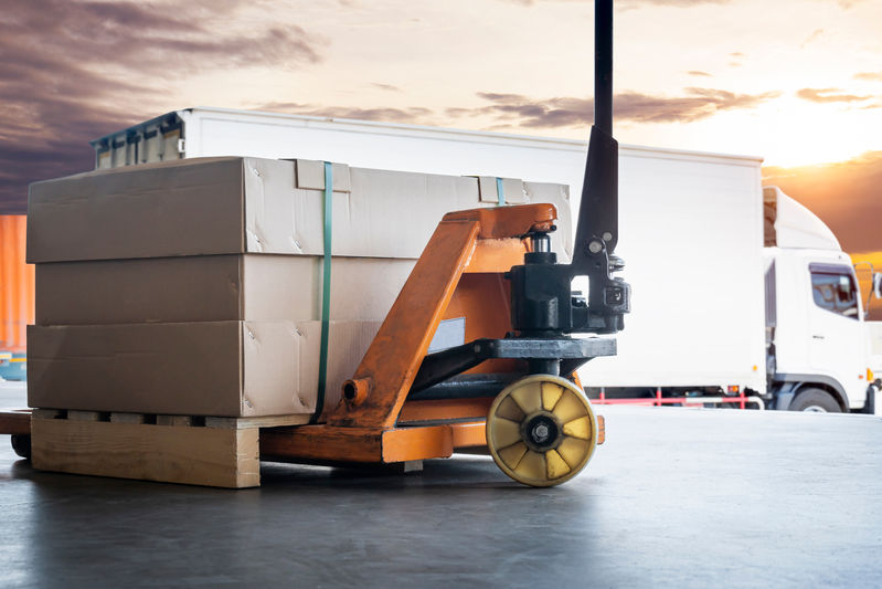Pallet of parts ready for shipping
